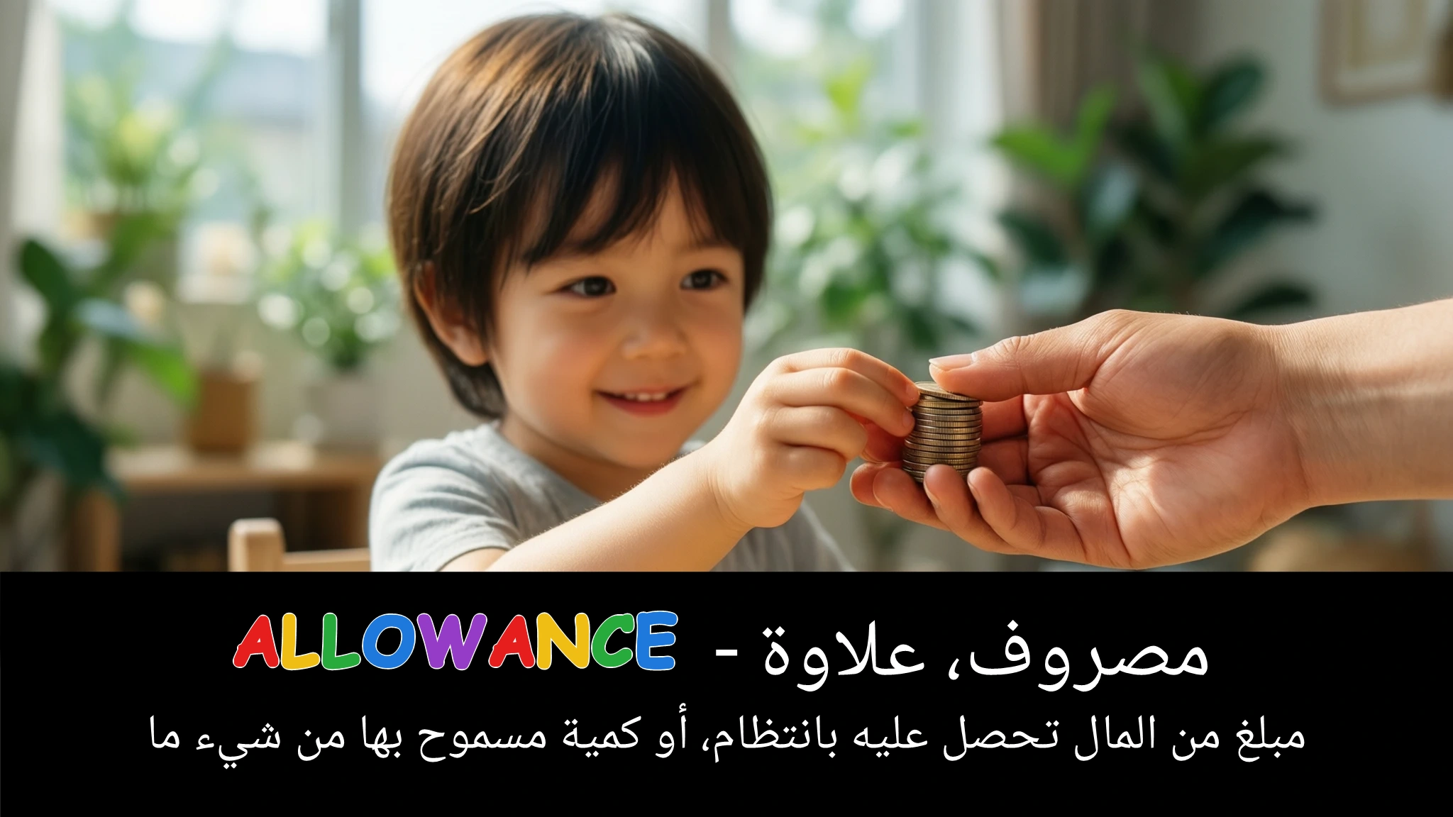 Arabic Illustration for allowance